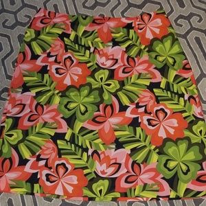 Talbots Flower Cotton Skirt